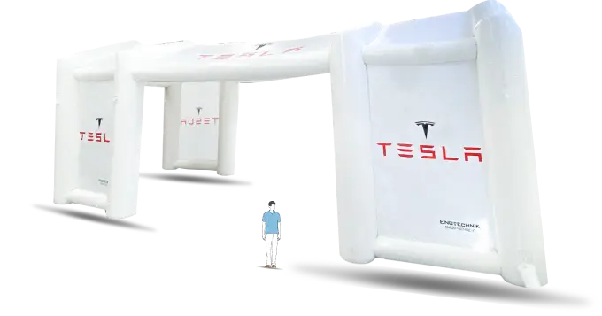 tesla inflable